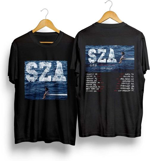 Discover SZA SOS Tour 2023 Album T-Shirt