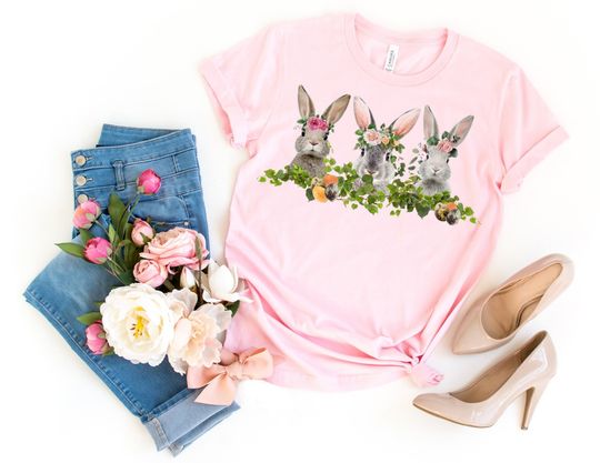 Discover Bunnies Shirt, Bunny Shirt, Cute Easter Bunny T-Shirt