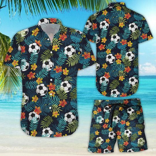 Discover Soccer Hawaiian Shirt - Find Soccer Simple Hibiscus Hawaiian Aloha Shirts