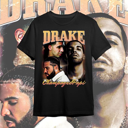 Discover Drake vintage Tee, Bootleg Shirt
