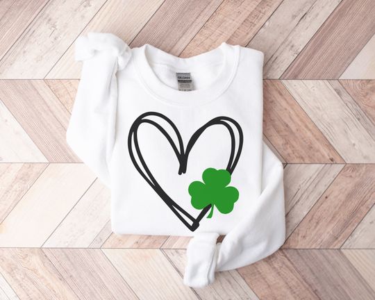 Discover Shamrock Heart Sweatshirt
