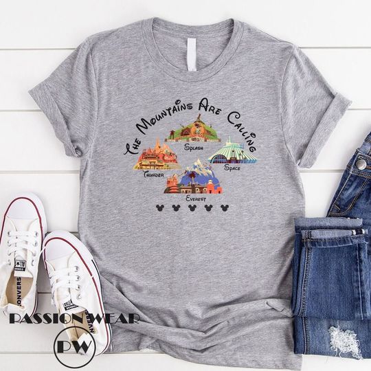 Discover The Mountains Are Calling Shirt