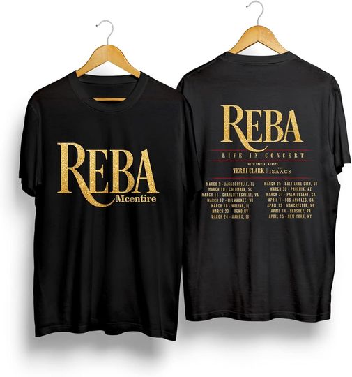 Discover Reba Mcentire T-Shirt Country Music Tour 2023 Gifts for Fans, Reba Mcentire T-Shirt