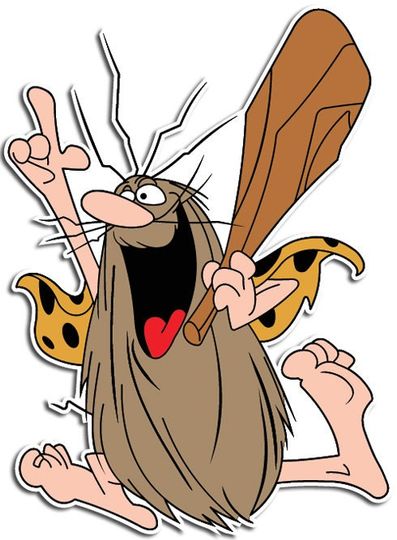 Discover Captain Caveman Sticker / Vinyl