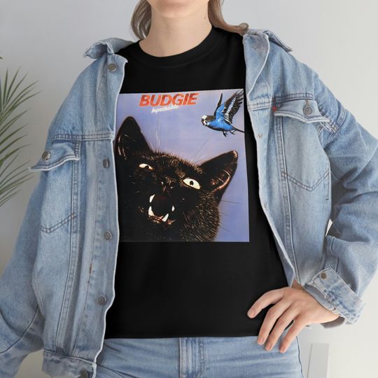 Discover Budgie Impeckable v2 band poster album cover T shirt