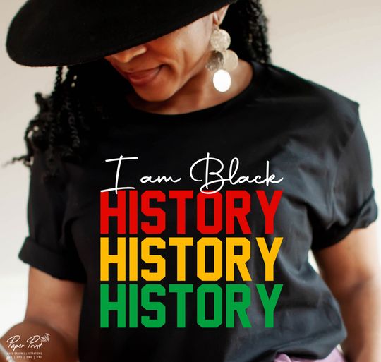 Discover I am Black History Svg, Black history month