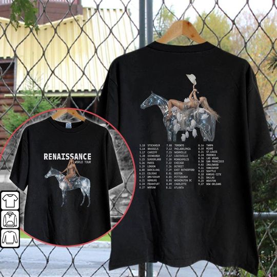 Discover Beyonc Tour Renaissance 2023 World Tour Double Sided T Shirt