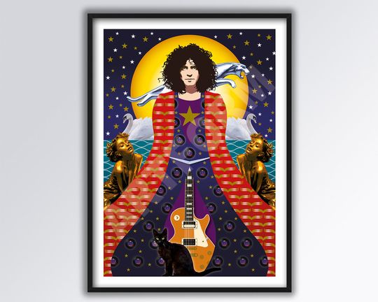 Discover MARC BOLAN T.Rex Cloak Full of Eagles Poster