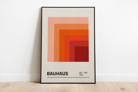Discover Bauhaus Poster, Exhibition Poster, Bauhaus Exhibition Poster