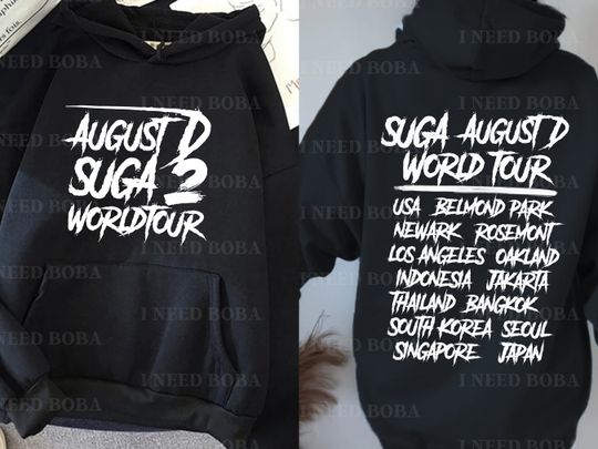 Discover Suga World Tour Hoodie