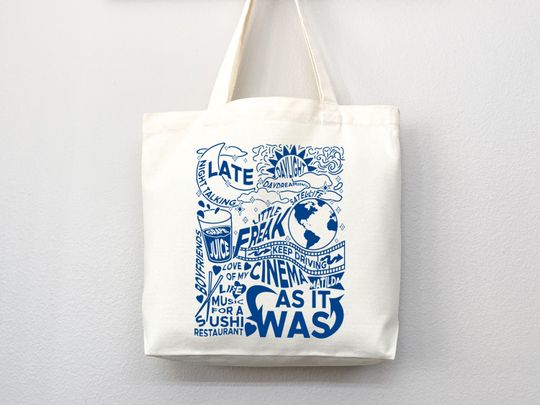 Discover Harry Merch Love on Tour Tote Bag