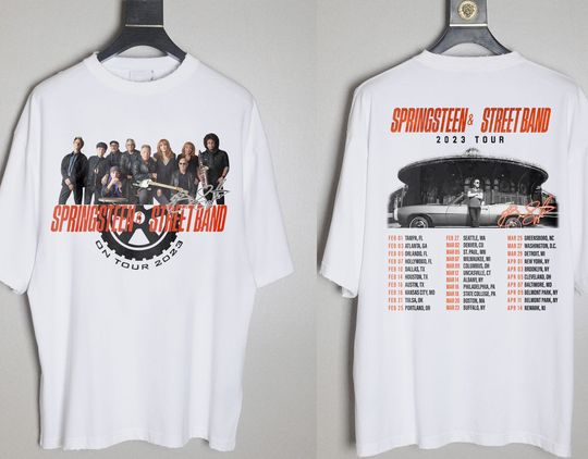 Discover Bruce Springsteen 2023 Tour Shirt, Bruce Springsteen E Street Band Tour 2023 T Shirt