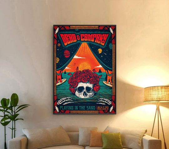 Discover Dead and Company Poster, Dead and Company 2023 Tour Poster