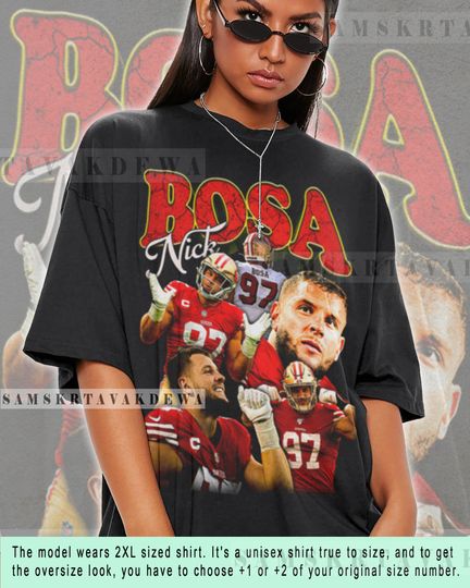 Discover Special Edition Bosa shirt Athlete Defensive End American T-shirt