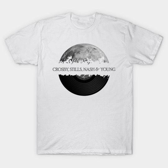 Discover Crosby, Stills, Nash Young moon - Crosby Stills Nash Young Moon - T-Shirt