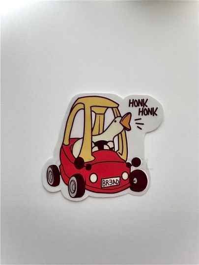 Discover Goose road rage sticker// Meme Goose Sticker
