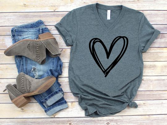 Discover Valentines Day Shirt, Heart Shirt, Valentines Day T-Shirt