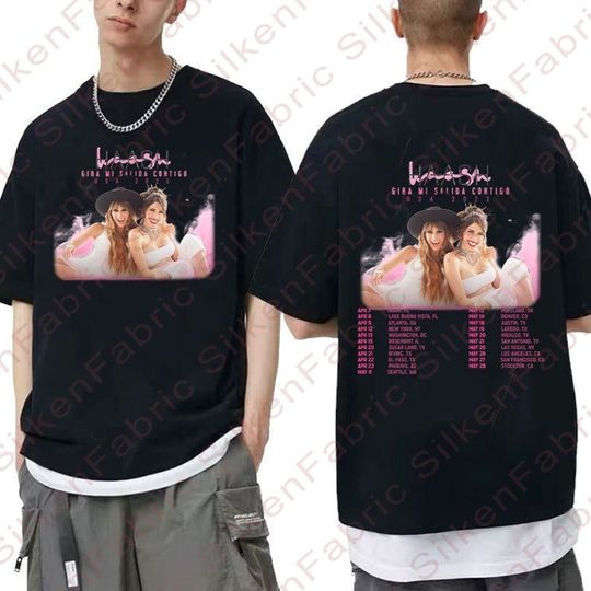 Discover Ha.Ash Tour 2023 Shirt, Gira Mi Saliida Contigo USA 2023 Shirt