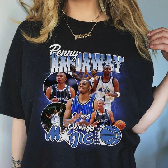 Discover Penny Hardaway Shirt, Penny Hardaway Bootleg Shirt, 90s Vintage Graphic Tee, Orlando Basketball Shirt