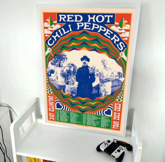 Discover Red Hot Chili Peppers Unlimited Love Tour 2022-2023 Poster