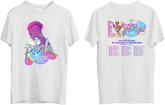 Discover Pink Summer Carnival Tour 2023 Shirt
