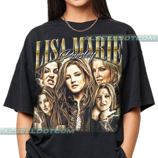 Discover Lisa Marie Presley Vintage T-Shirt