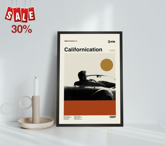 Discover Red Hot Chili Peppers Poster, Californication Album Poster
