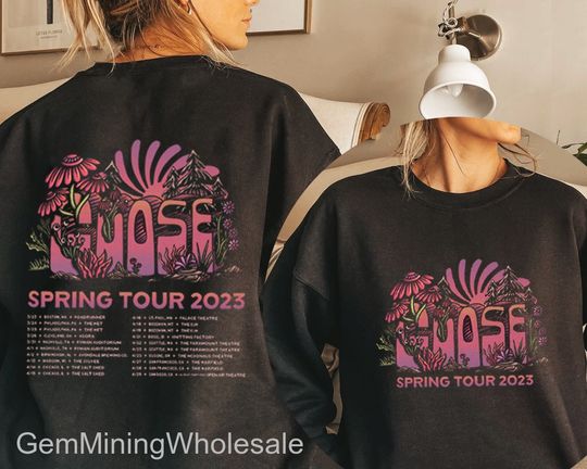 Discover Goose Spring Tour 2023 Two-Sided Sweatshirt
