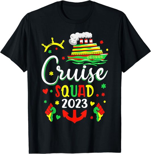 Discover Juneteenth Cruise Squad 2023 T-Shirt