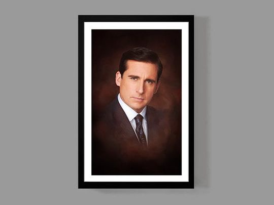 Discover Michael Scott Portrait The Office Poster