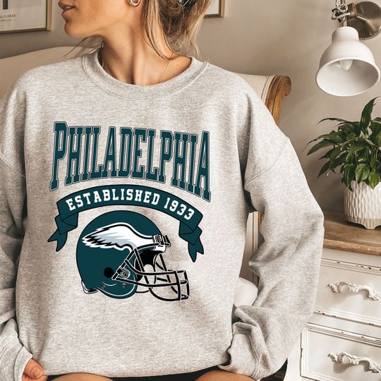 Discover Vintage Philadelphia Shirt, Go Birds Vintage Eagles Sweatshirt, Distressed Philadelphia , Philly Football Sweater