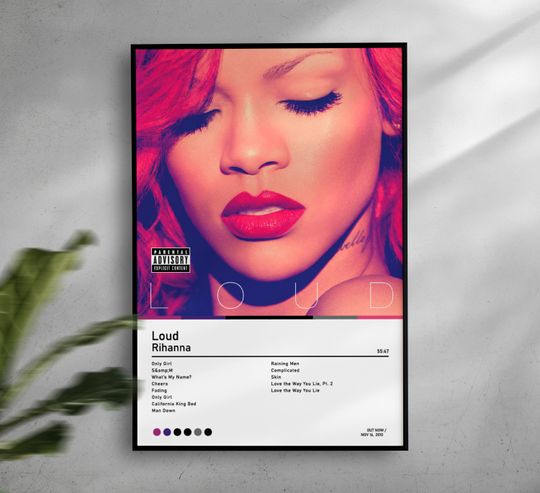 Discover Rihanna - Loud, Album Cover Poster
