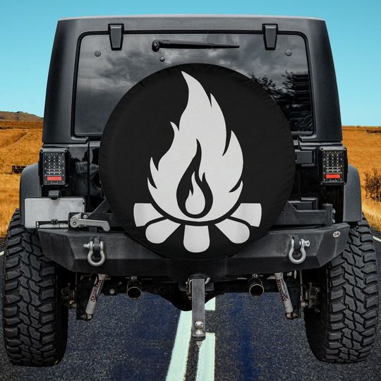 Discover Camping Bonfire Spare Tire Cover