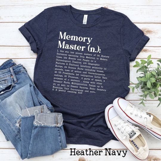 Discover Cycle 2 Memory Master Definition Shirt, CC Tshirt, Classical Conversations Shirt