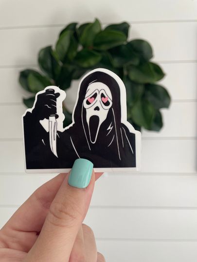 Discover Scream GhostFace Sticker