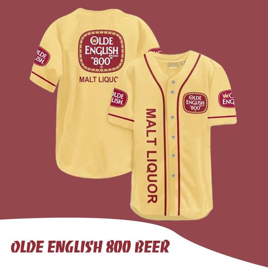 Discover Olde English 800 beer - Jersey baseball - Sport fashion