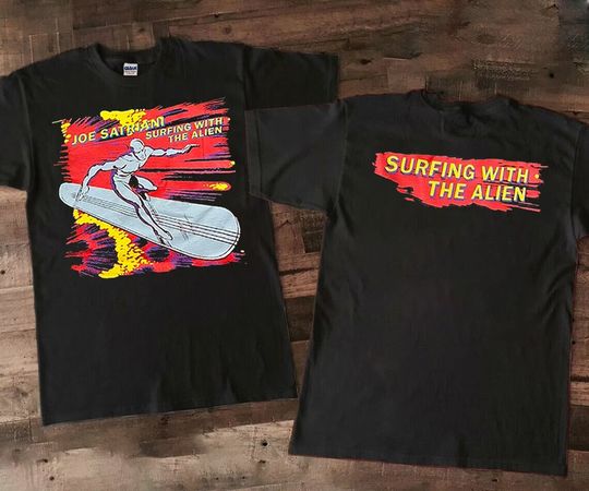Discover Joe Satriani Surfing With The Alien T-Shirt, Joe Satriani Graphic T-Shirt