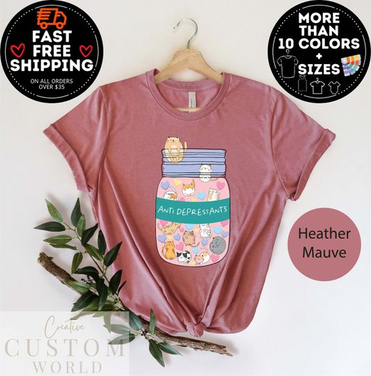 Discover Antidepressant Cat Humor T-Shirt