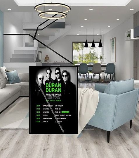 Discover Duran Duran Future Past 2023 Tour Poster