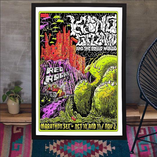 Discover King Gizzard and the Lizard Wizard Tour Poster