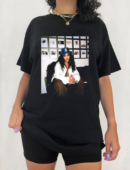 Discover SZA Album Cover Shirt, Sos New Album Shirt, Sza Singer Rapper T-Shirt