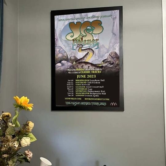 Discover YES  The Album Series UK Tour 2023 Poster