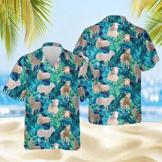 Discover Sheep Hawaiian Shirt for Men, Women, Sheep Aloha Shirt Summer