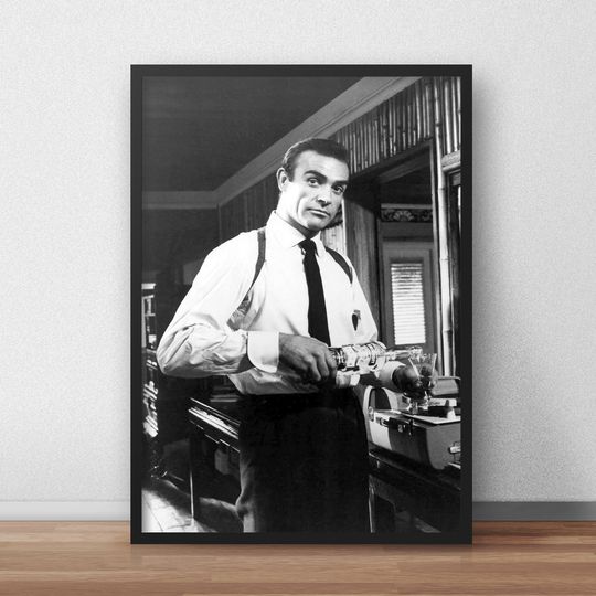 Discover James Bond Champagne Poster