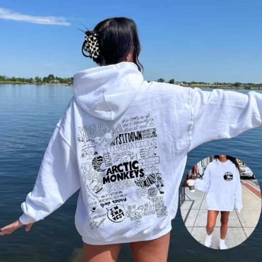 Discover Arctic Monkey 2 Sides Hoodie