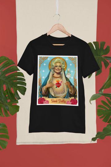 Discover Saint Dolly Parton Funny Parody Shirt