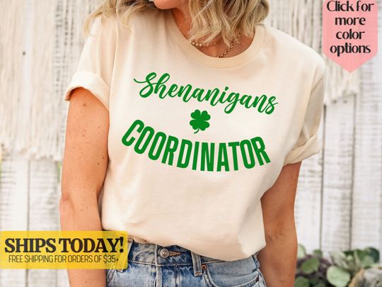 Discover Shenanigans Coordinator Shirt, Matching St Patricks Day Shirts
