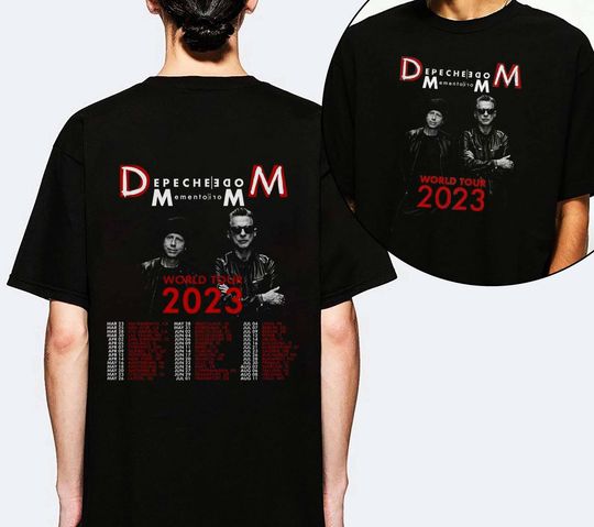 Discover Depeche Mode Memento Mori Tour 2023 Dates Shirt, Depeche Mode Presale Code 2023