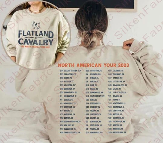 Discover FlatLand Cavalry 2023 Tour Sweatshirt - Concert Merchandise