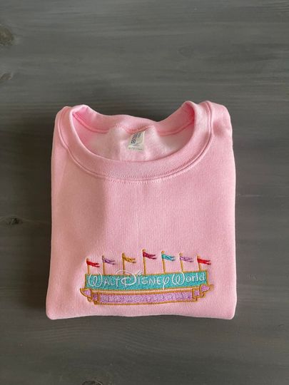 Discover Vintage Magical World Embroidered Sweatshirt
